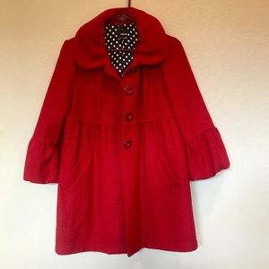 Red Pea Coat